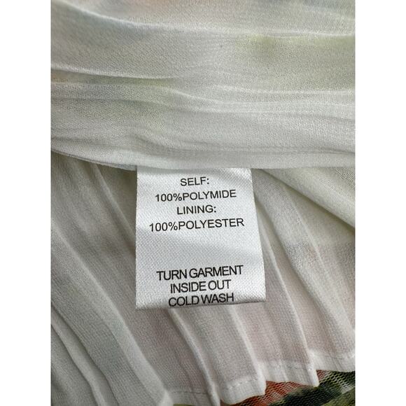 Anthropologie Lapis Floral Pleated Mesh Midi Dress NWT Size M - Picture 4 of 12